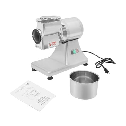 Electric Cheese Grinder,110V 550W Cheese Shredder W/Safety Shield & Bucket,Heavy Duty Food Shredder for Block Cheese,88 Lbs/Hour