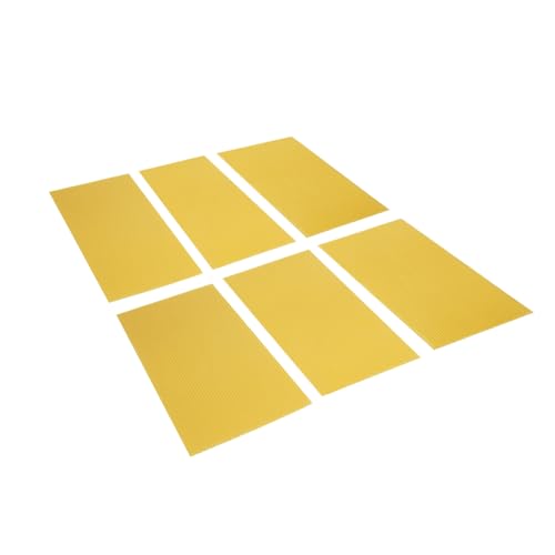 30 PCS Honey Bee Wax Sheets, Wax Foundation for Bee Frames, Beeswax Sheets for Beehives, Natural Beeswax Honeycomb Sheets for Beekeeping Candle Making, 7.68 * 16.34in