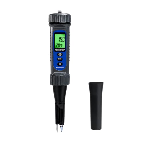 4-in-1 Digital pH Meter for Food – Professional pH/EC/TDS/Temp Tester with Probe for Sourdough, Cheese, Meat & Liquid – High Precision, ATC & Backlit LCD
