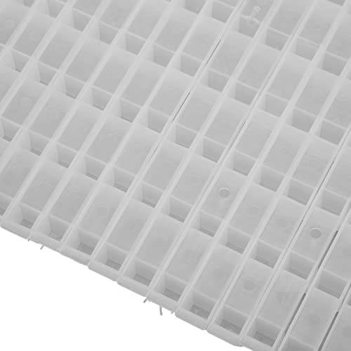 20 Pcs Metal Frame Beehive Spacers, Plastic Hive Spacer Tool for Even Beekeeping in 9 Frame Super or Brood Boxes