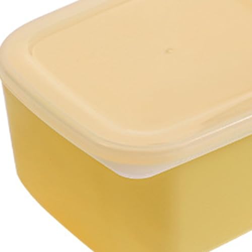 TOPINCN Cheese Holder, Airtight Sliced Cheese Container with Lid, Plastic Refrigerator Storage Box for Cheese Vegetables Fruits, Cheese Storage Box for Fridge (S) - size: S