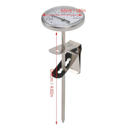 SUNGOOYUE Steaming Milk Thermometer Versatile Applications Improved Cooking Skills for Cooking Enthusiasts