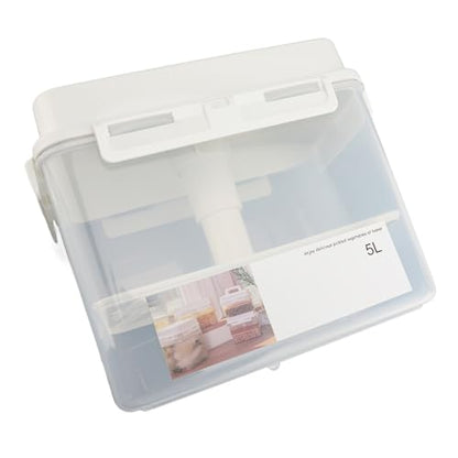 5l Fermentation Storage Container, Leakproof Sauerkraut Container with Sealed Lid Portable Handle Sauerkraut Fermentation and Storage Containers for Home