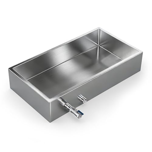 Marada Maple Syrup Evaporator Pan with Dual Interface Steam Table Pan,304 Stainless Jam Food Chafing for Home, Outdoor, Cooking (30"L x 16"W x 6"H) - size: 30x16x6 Inch (Pack of 1)