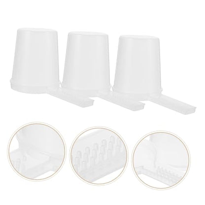 VANZACK 6pcs Bee Feeder Water Dispenser for Beehives Durable Water Feeding Station with Scale Easy to Operate Beekeeping Supplies for Bees Lightweight and Convenient Automatic Feeding Tool