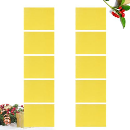 10pcs Natural Beeswax Beehive Foundation Sheets for Beekeeping Operation, Honeycomb Foundation Beeswax Helping to Lay Eggs Faster and Support Hive Growth