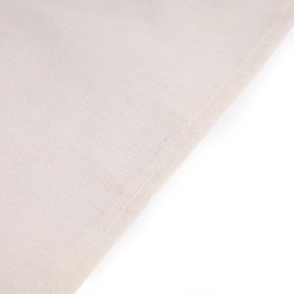 Bless International Premium Cotton Cheese Cloth Ultra Dense Butter Muslin For Straining Nut Milk Crafts & More 20x20 Inch 2 Hemmed Edges Grade 100 XL Unbleached & Reusable Off White - size: 20x20 Inch (1 Piece)