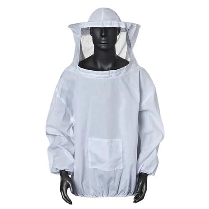 Mosquito Suits For Adult 2Pcs Protective Beekeeping Jacket Veil Smock Equipment Beekeeping Hat Sleeve
