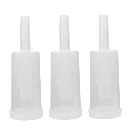 LABRIMP 3pcs Plastic Brew One-way Valve for Home Brewing Wine Stoppers for Preserving Easy to Use Clean Automatic Gas Release for Juice Wine Making