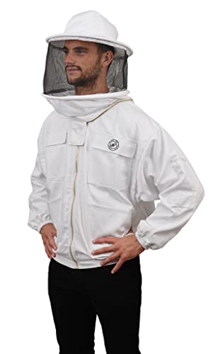 Humble Bee 310 Polycotton Beekeeping Jacket with Round Veil