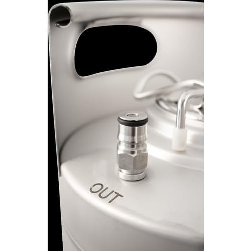 Slimline Torpedo Keg | Ball Lock Keg | Stainless Steel Corny Keg | Low2 Keg Lid O-Ring | Superior Oxygen Barrier Properties | 5 Gallon