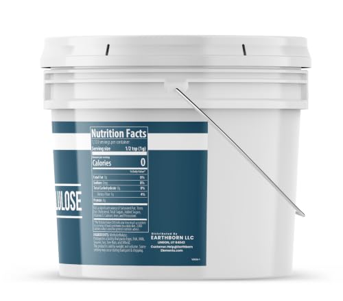 Earthborn Elements Methylcellulose (1 Gallon), No Emulsifiers Or Additives, Food Grade
