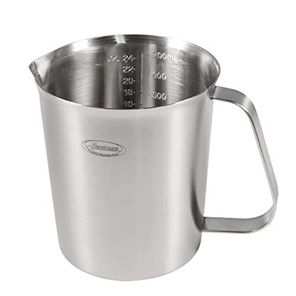Measuring Cup, [Upgraded, 3 Measurement Scales, Including Cup Scale, ML Scale, Ounce Scale], Newness Stainless Steel Measuring Cup with Marking with Handle, 24 Ounces (0.7 Liter, 3 Cup) - size: 24 OZ (3 Cup, 700 ML)