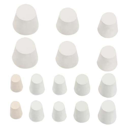 16pcs Rubber Stopper Fit Carboy Fermenter Airtight Seal for Brewing Lab Household