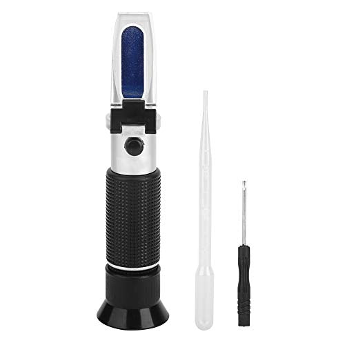 Emoshayoga Veterinarian Refractometer for Colostrum refractometro Refractometer Sugar Test Meter 0 20% with Accurant Index for Automatic Temperature Compensation