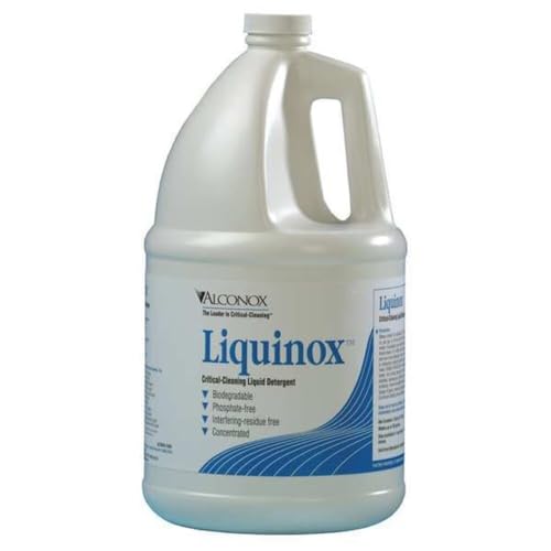 Alconox 1232 Liquinox Anionic Critical Cleaning Liquid Detergent, 1 quart Bottle (Case of 12) - size: 32 Fl Oz (Pack of 12), style: Detergent