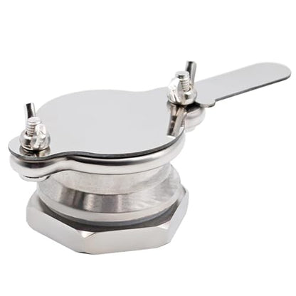 Honey Valve Stainless Steel Beekeeping Equipment Honey Gate Valve Bee Honey Extractor Regulate Flow of Honey Bottling Agriculture Tools Silver For Extractor Bottling Pail Containers