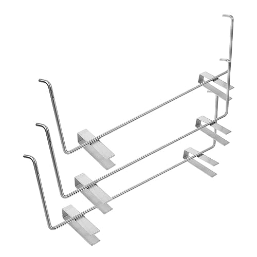 ibasenice 3pcs Beehive Frame Holder Stainless Steel Beekeeping Tool for Beekeepers
