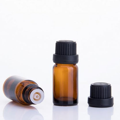50 Pack Set 30ML Amber Glass Bottle with Orifice Reducer and Cap Small Essential Oil Vials with 2 Pipettes - size: 30ML