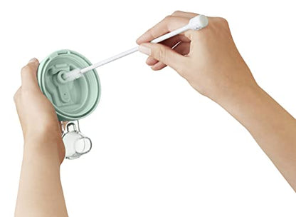 Ello Bottle Brush and Straw Cleaning Set, Perfect for Cleaning Large Waterbottles and Tumblers, Dishwasher Safe, BPA Free