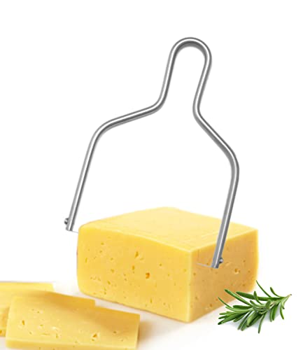 Cheese Slicer & Cheese Cutter Stainless Steel Cheese Slicers with Wire | Cheese Cutter Wire & Butter Slicer - color: 1 Pcs