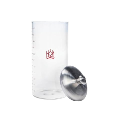 King Arthur Baking Company Petite Glass Sourdough Storage Crock With Lid And Spatula, Borosilicate Glass, 1-Pint Capacity - size: 1-Pint, Glass