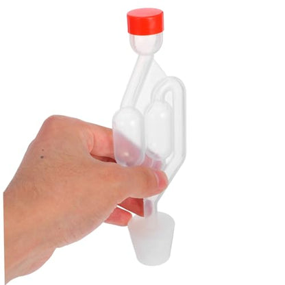 3sets S-shape Stopper for Homebrew Fermentation Silicone Pp Materials Brewing Beer Fermentation Non-bpa Easy Install