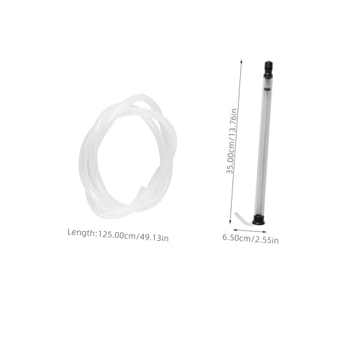 Hemobllo Automatic Siphon Transfer Tool 125cm Hose 35cm Mini Siphon for Homebrew and Wine Making for Efficient Liquid Transfer