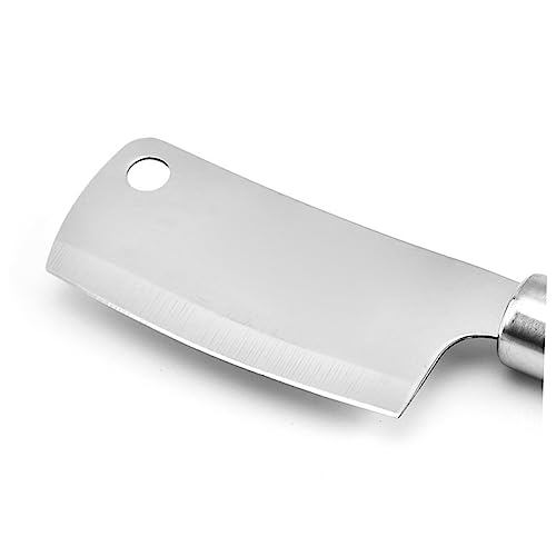 2pcs Stainless Steel Mini Cheese Spatula and Chopping Knife Anti-slip Kitchen Tool for Cutting Spreading and Serving Butter and Cheese