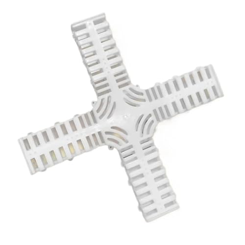Queen Bee Cage 10pcs Queen Cage for Bee Lightweight Rearing Tools Rearing Cup Indoor Outdoor for Beekeeping Supplies(White) - color: White