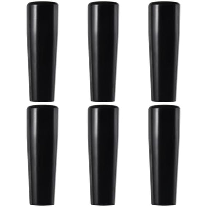 6 PCS Plastic Beer Tap Handle - Short Black Keg Tap Handle for Kegerator Beer Faucet, Draft Beer Tap Handles Fits Standard American 3/8'' Thread - size: 6 Pieces