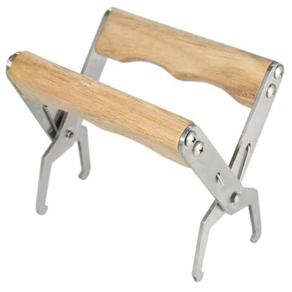 Hemoton 3pcs Beehive Frame Holder and Bee Frame Grip Tool with Wooden Handle for Beekeeping Hive Lifting and Secure Handling in Apiary Equipment