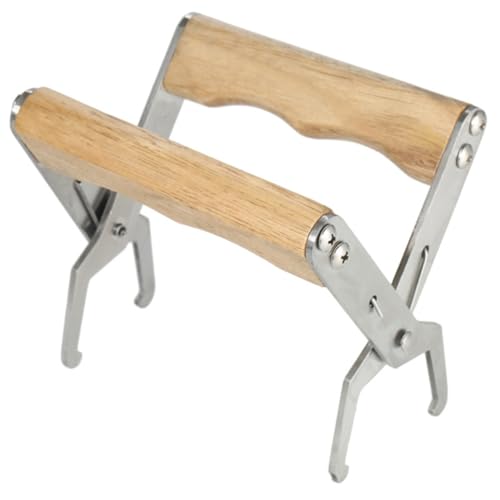 Hemoton 3pcs Beehive Frame Holder and Bee Frame Grip Tool with Wooden Handle for Beekeeping Hive Lifting and Secure Handling in Apiary Equipment