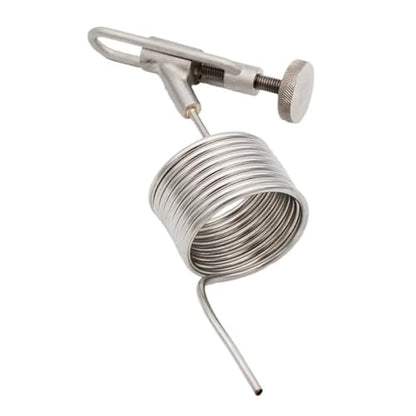 1.5" Triple Clamp Sampling Valve SS304 With Coil Defoamer - Brewing Sanitary Valve for Conical Fermenters, Homebrew Beer Foam Removal(Coil only) - size: Coil only