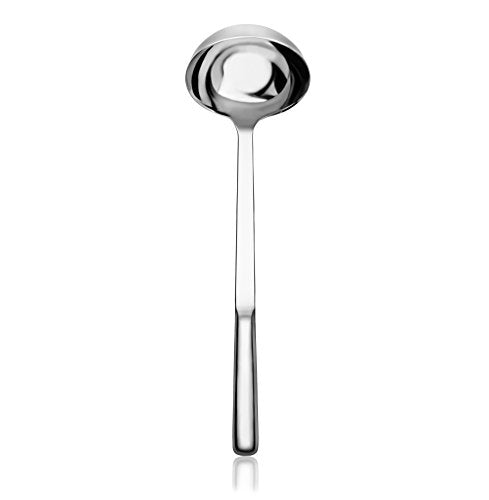 New Star Foodservice 52305 4 oz Hollow Handle Deep Soup Ladle, 13.25", Stainless Steel, Silver - size: 4-oz Deep Soup Ladle (13.25-Inch)