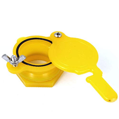 New Lon0167 40mm Dia. Featured Plastic Honey Shake reliable efficacy Machine Gate Valve Breeder Bottling Tool Yellow(id:289 4a 48 291)