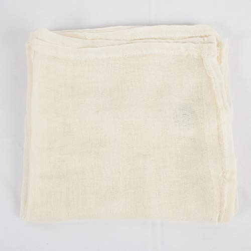 Organic Cheesecloth for Straining - 100% Natural Unbleached Fine Cheesecloth - Perfect for Making Cheese, Queso, Paneer, Idly - Food Grade Muslin, Washable & Reusable Gauze Fabric (36"x36")