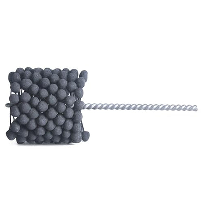 Garhgi 3"(76.2mm) Cylinder Honing Tool Brush with 320 Grit SC Flexible Resilient Balls, for Crosshatching Polishing Finishing Engine Brake Rotor Piston Rings Ports Tubes of Metals Steel Cast Iron - size: 3.000"(76.2mm), style: 320 Grit