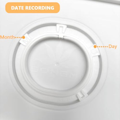 Sliced Cheese Container with Time Recording - Block Cheeses Storage Container for Fridge Cream Cheese Sliced Cheeses Cheddar Cheese Box with Lid Cheeses Saver
