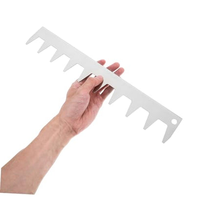 Toyvian Stainless Steel Frame Spacer Tool for Beekeeping Durable Deck Spacer Equipment for Honeycomb Formation Essential Beehive Frame Holder for Efficient Hive Management