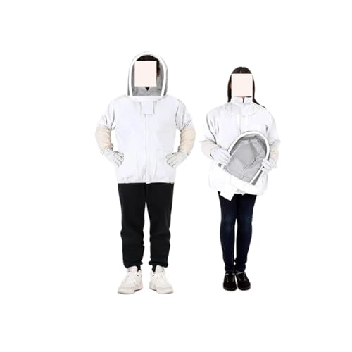 Beekeeping Supplies, Beekeeping Suit, Veil, Head Cover, Gloves, Hat, Cloth Jacket, Protective Clothing, Hooded Equipment,Beekeeping Tools(XX-Large) - size: XX-Large