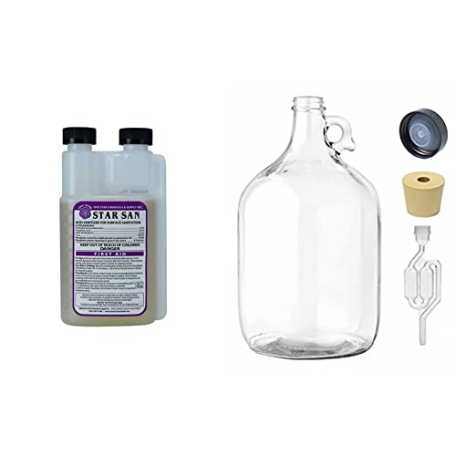 Five Star Star San Brew Sanitizer and FastRack 1 Gallon Fermenter Bundle
