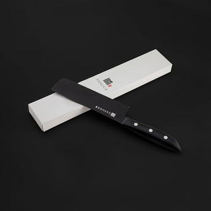 SASUGA Lightweigth Japanese Nakiri Vegetable Knife 165 mm – Made in Japan | Molybdenum-Vanadium Stainless Steel | Flat Blade for Precise Vegetable Cutting - color: Nakiri