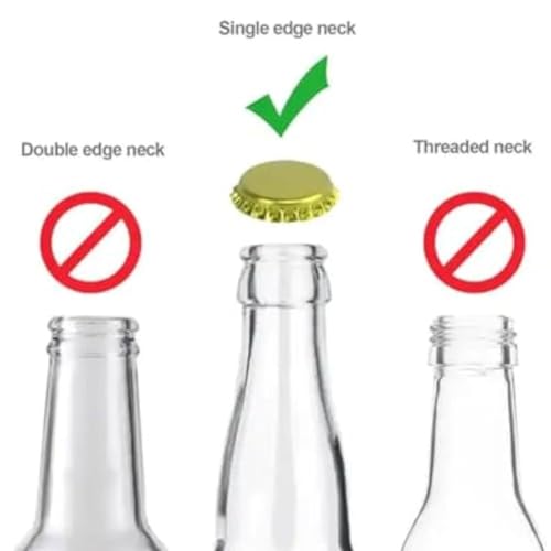 Bottle Capper Bench Bottle Beer Capper, Plastic Brewing Tools for Home Brewing, Beer Capping Equipment Wine Bottle Sealing, Portable Sealing Machine