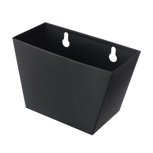 Black Stainless Steel Beer Bottle Cap Catcher Wall Mounted 5" | Powder Coated, Soda Top Bucket Collector, Mounble with Screws for Table Cooler Post - color: Black
