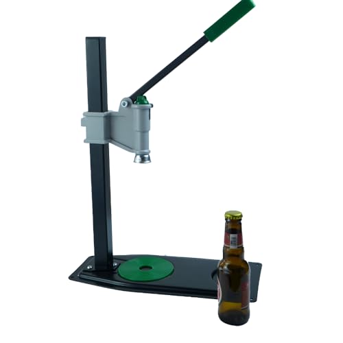 Manual Beer Bottle Capper Tool, 26mm Crown Capper for Home Brewing Crown Cap Long Base