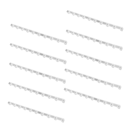 ORFOFE Honeycomb Plastic Spacers for Beehive 10pcs Frame Spacing Strip Bee Hive Frame Spacer Tool Abs