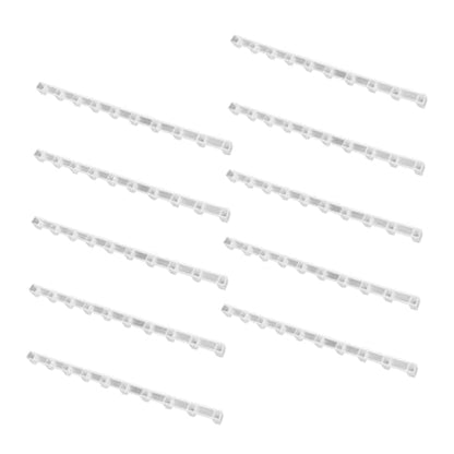 ORFOFE Honeycomb Plastic Spacers for Beehive 10pcs Frame Spacing Strip Bee Hive Frame Spacer Tool Abs