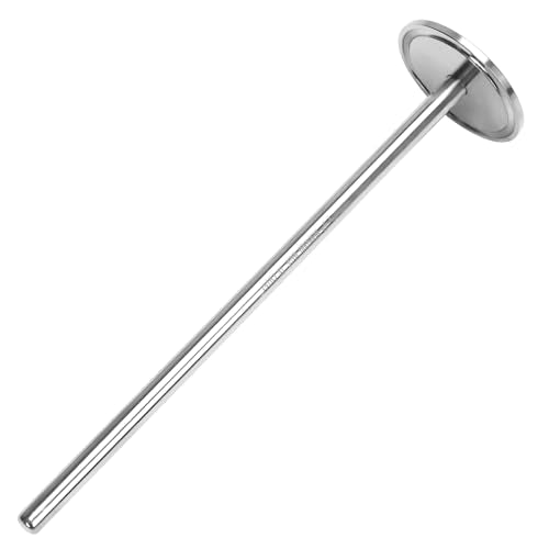 DERNORD 1.5 inch Tri Clamp Thermowell SS304 for Beer Fermenter Homebrew Solar Heater Boiler, 200mm Length - size: 200mm