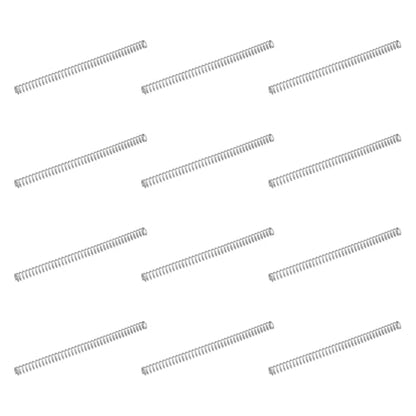 uxcell 50Pcs 304 Stainless Steel Compression Springs, 0.5mm x 3mm x 45mm Small & Tiny Pen Spring for Home Repair & DIY, Workshop & Industrial Use, (Silver Tone) - size: 3mmx45mm